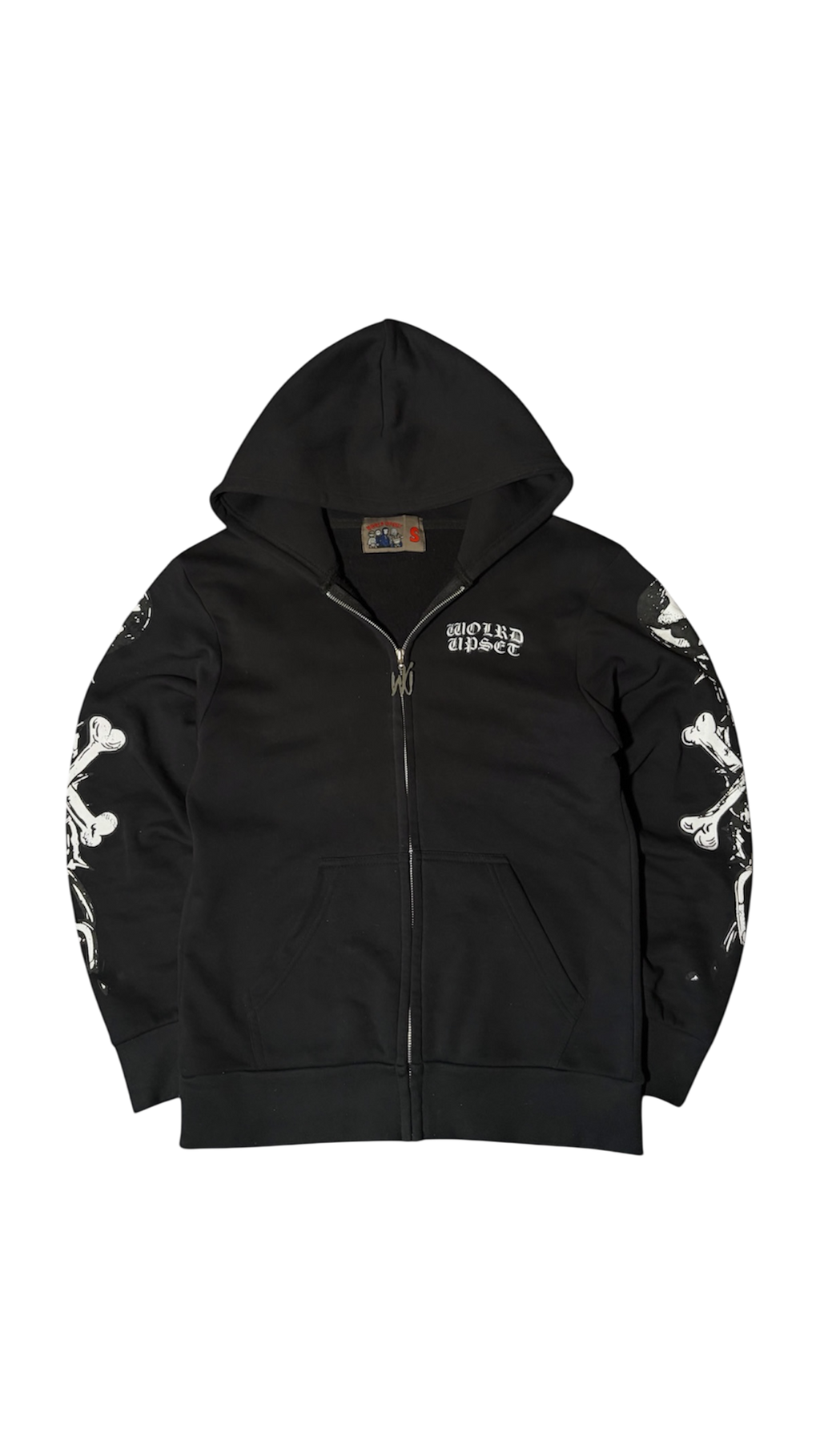 WORLD UPSET BONES ZIP UP